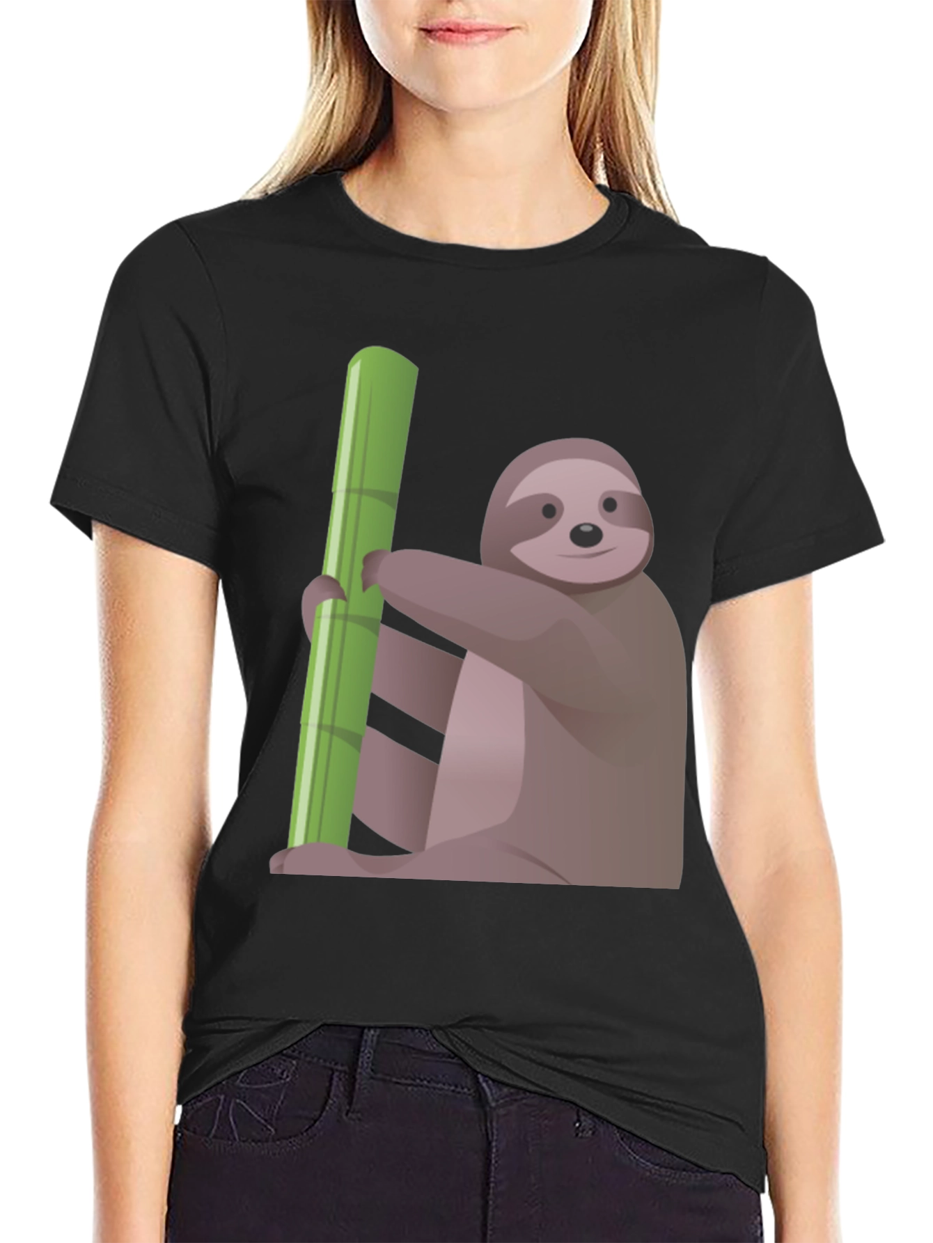Sloth Bamboo T-Shirt - Relaxed Style