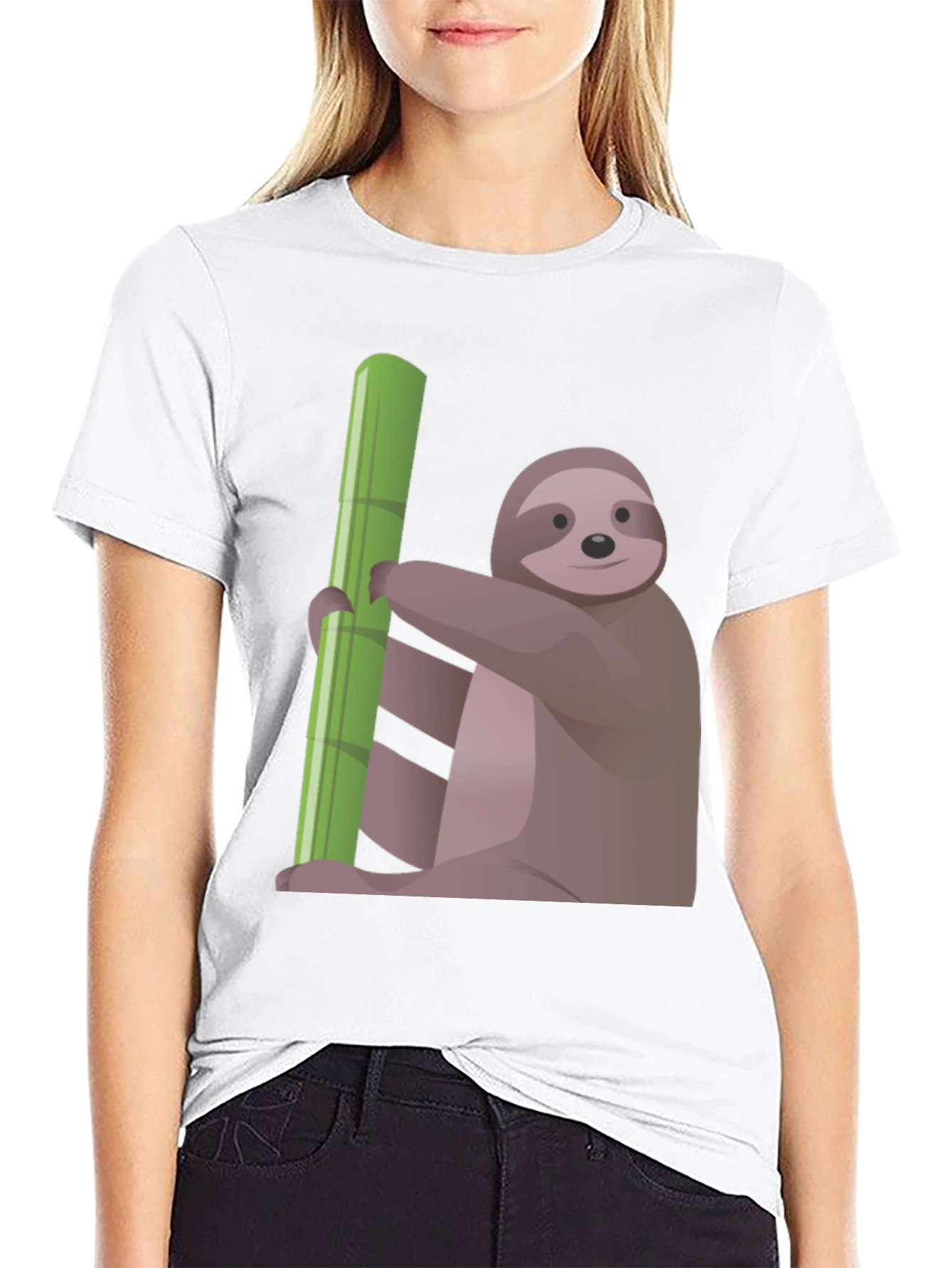 Sloth Bamboo T-Shirt - Relaxed Style