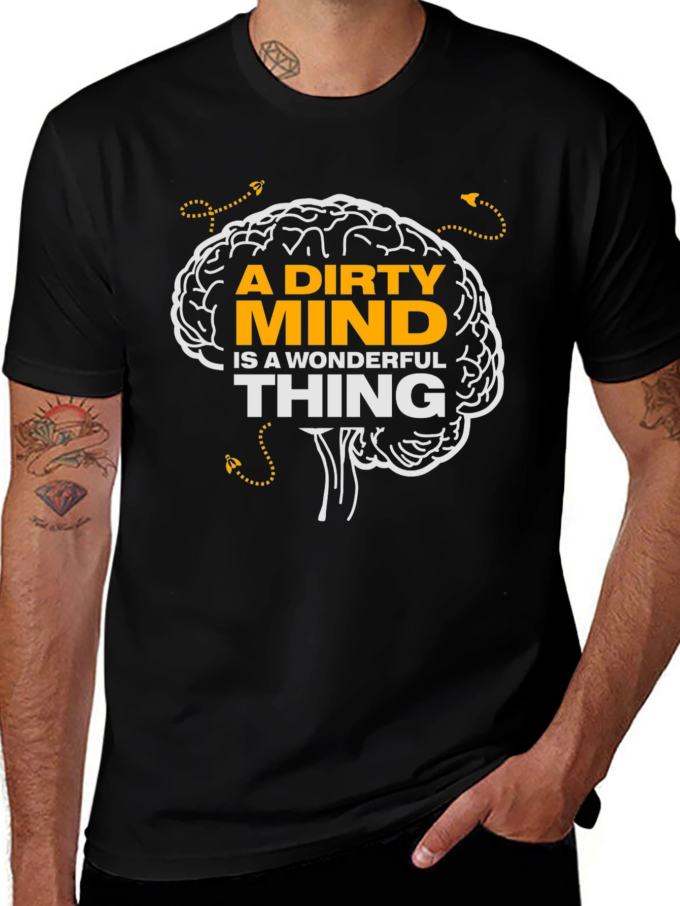 Dirty Mind Wonderful Thing Graphic T-Shirt