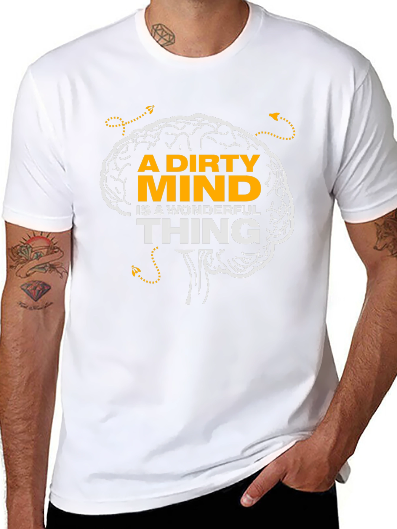 Dirty Mind Wonderful Thing Graphic T-Shirt