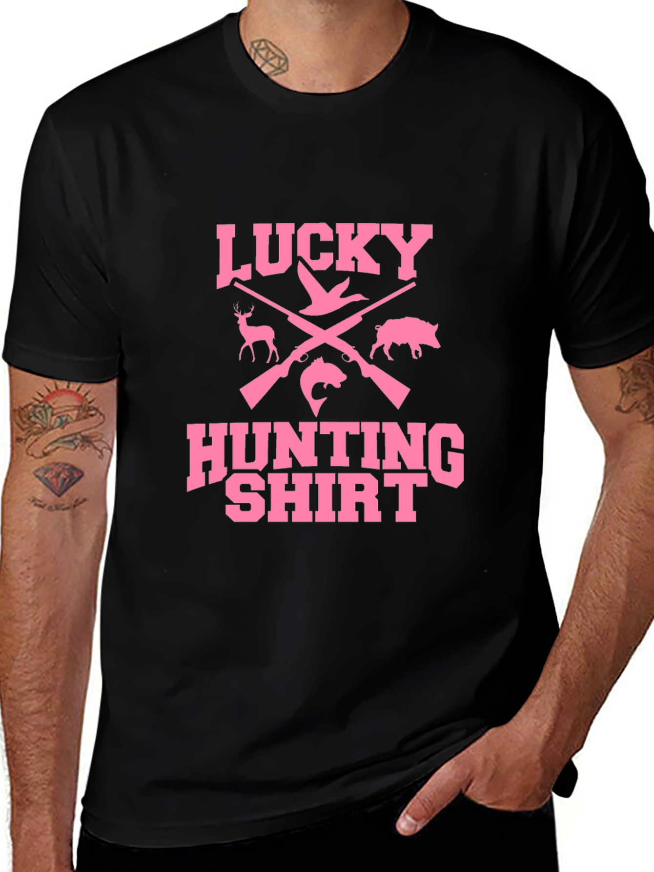 Lucky Hunting Shirt Graphic Tee
