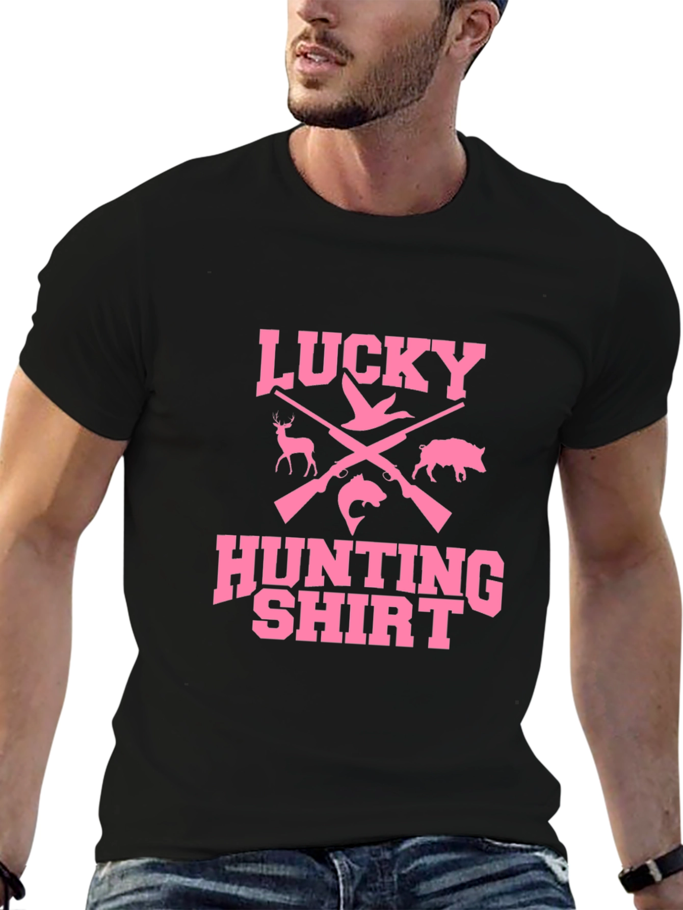Lucky Hunting Shirt Graphic Tee