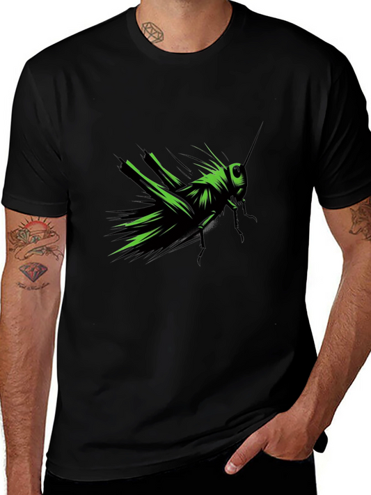 Grasshopper Graphic Black T-Shirt