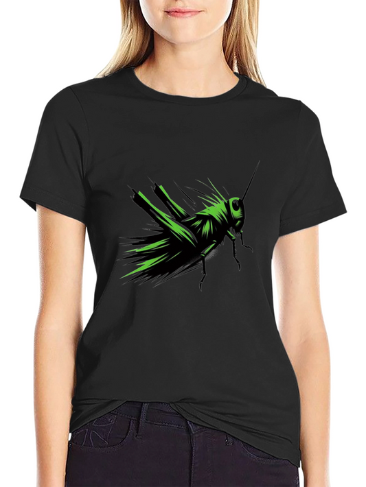 Grasshopper Graphic Black T-Shirt