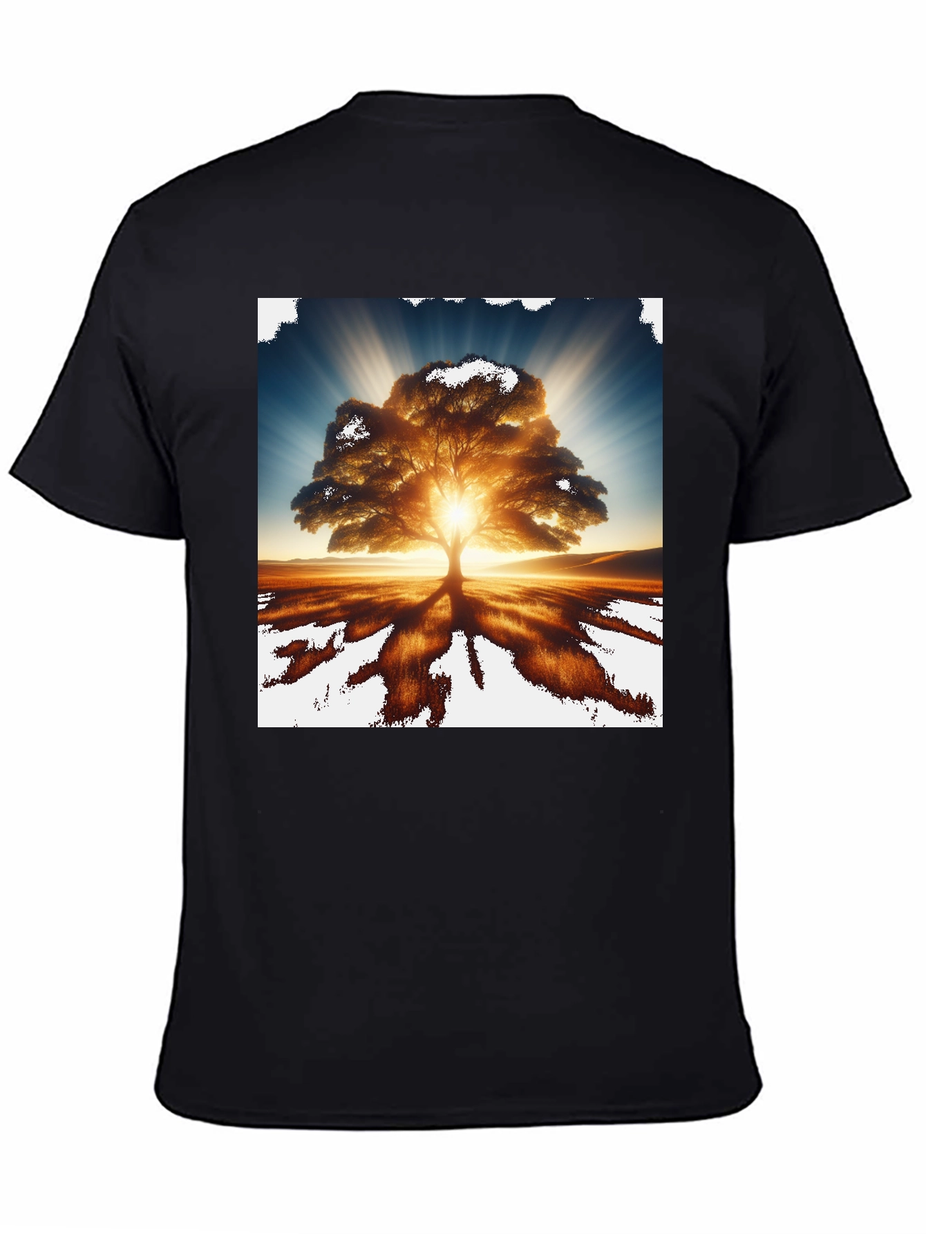 Radiant Tree Graphic Tee - Nature Inspired Design