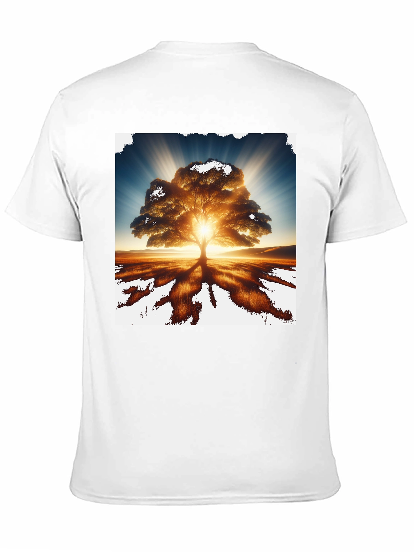 Radiant Tree Graphic Tee - Nature Inspired Design