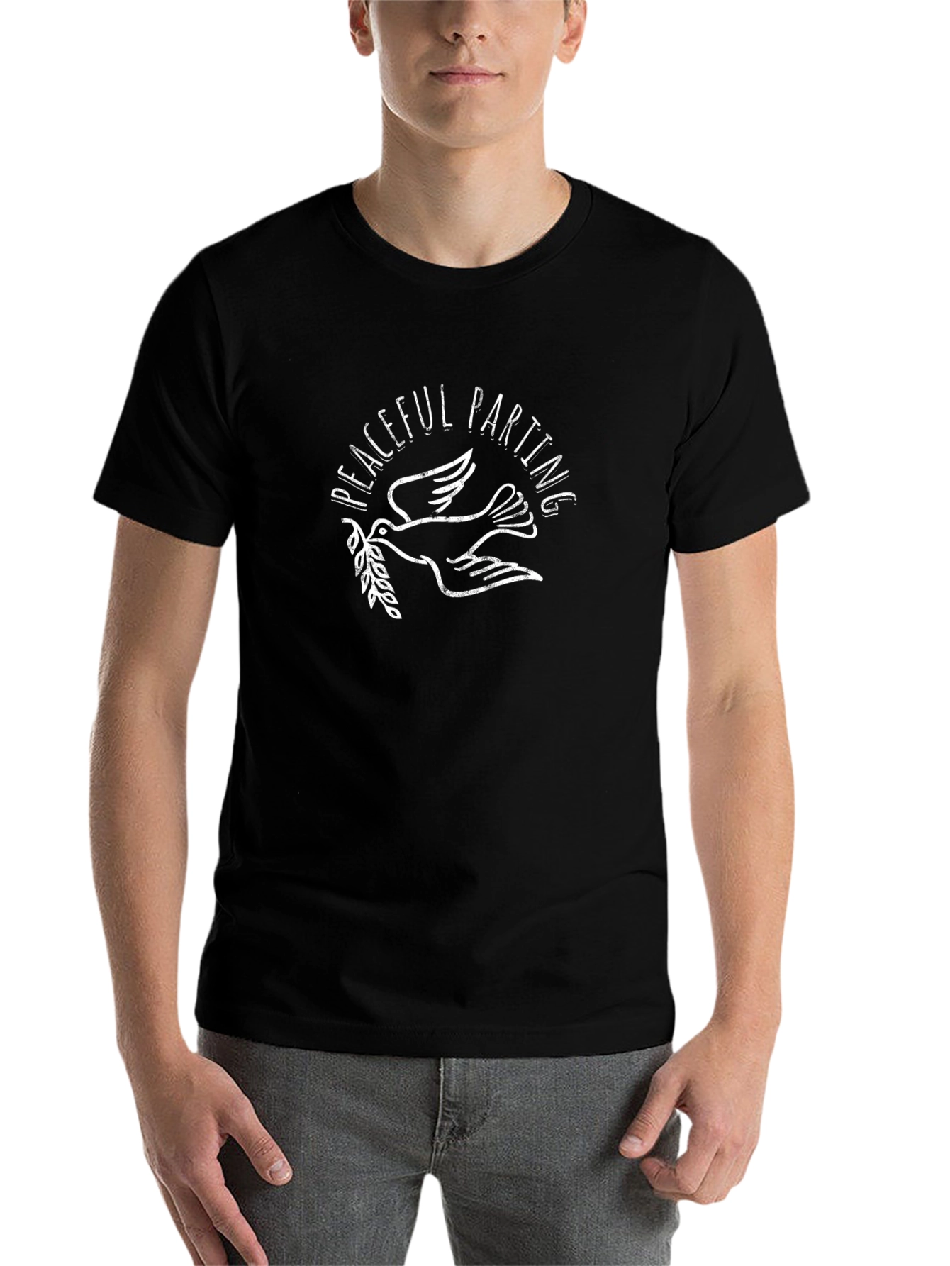 Peaceful Parting Dove Graphic T-Shirt