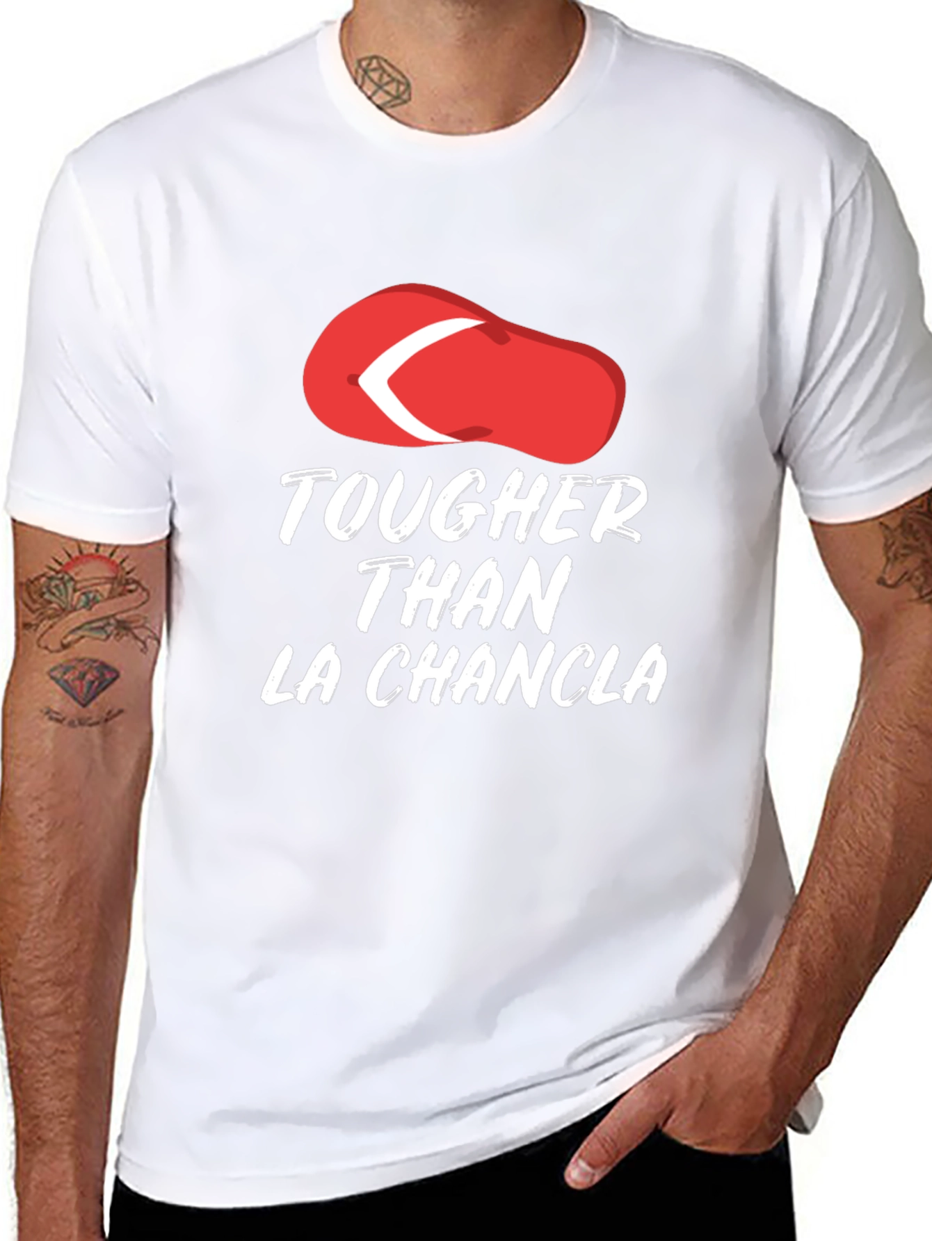 Tougher Than La Chancla Funny Graphic Tee