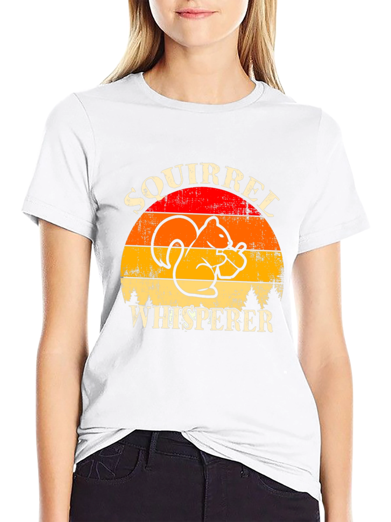 Squirrel Whisperer Graphic Tee - Retro Style