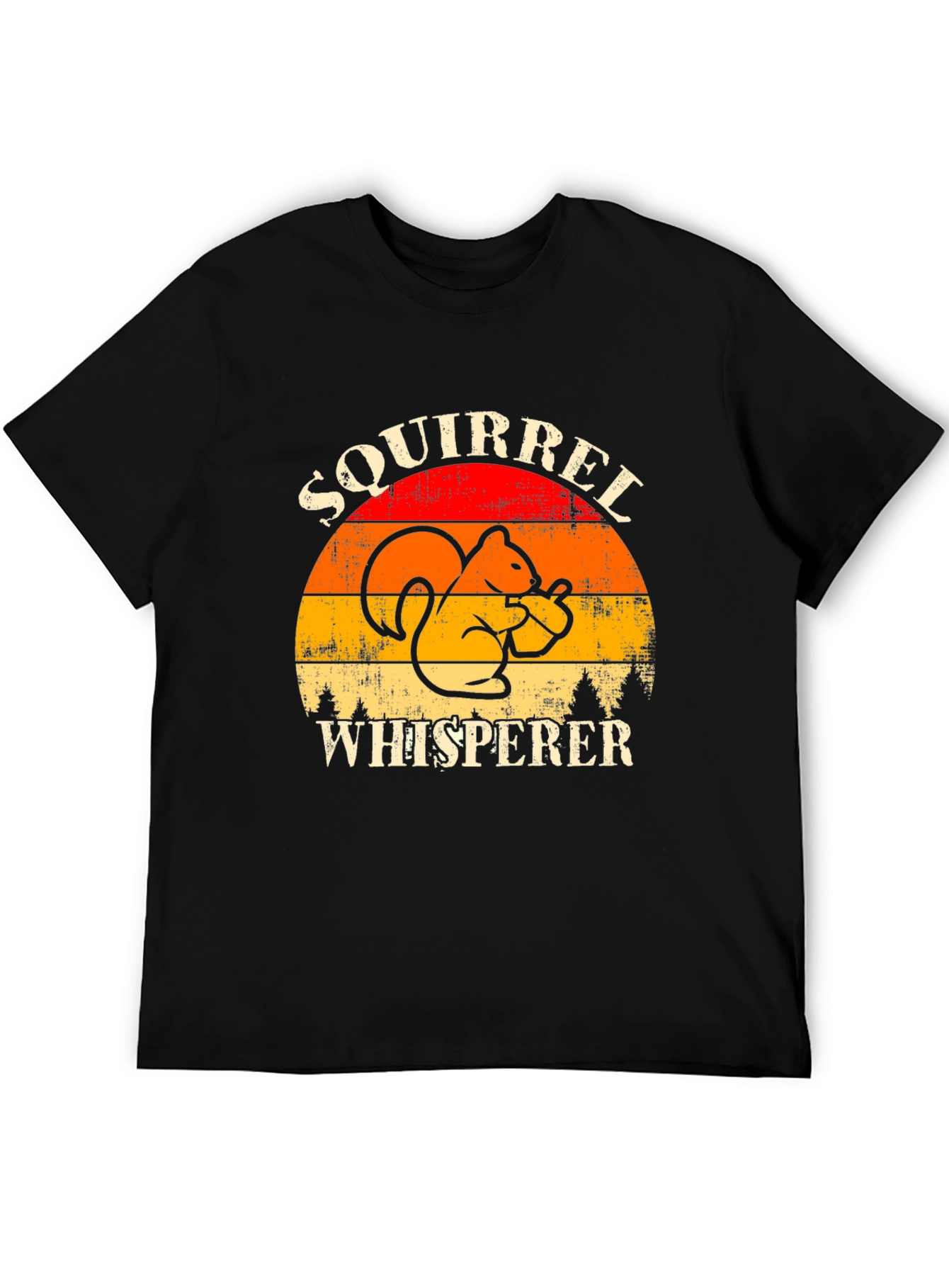 Squirrel Whisperer Graphic Tee - Retro Style