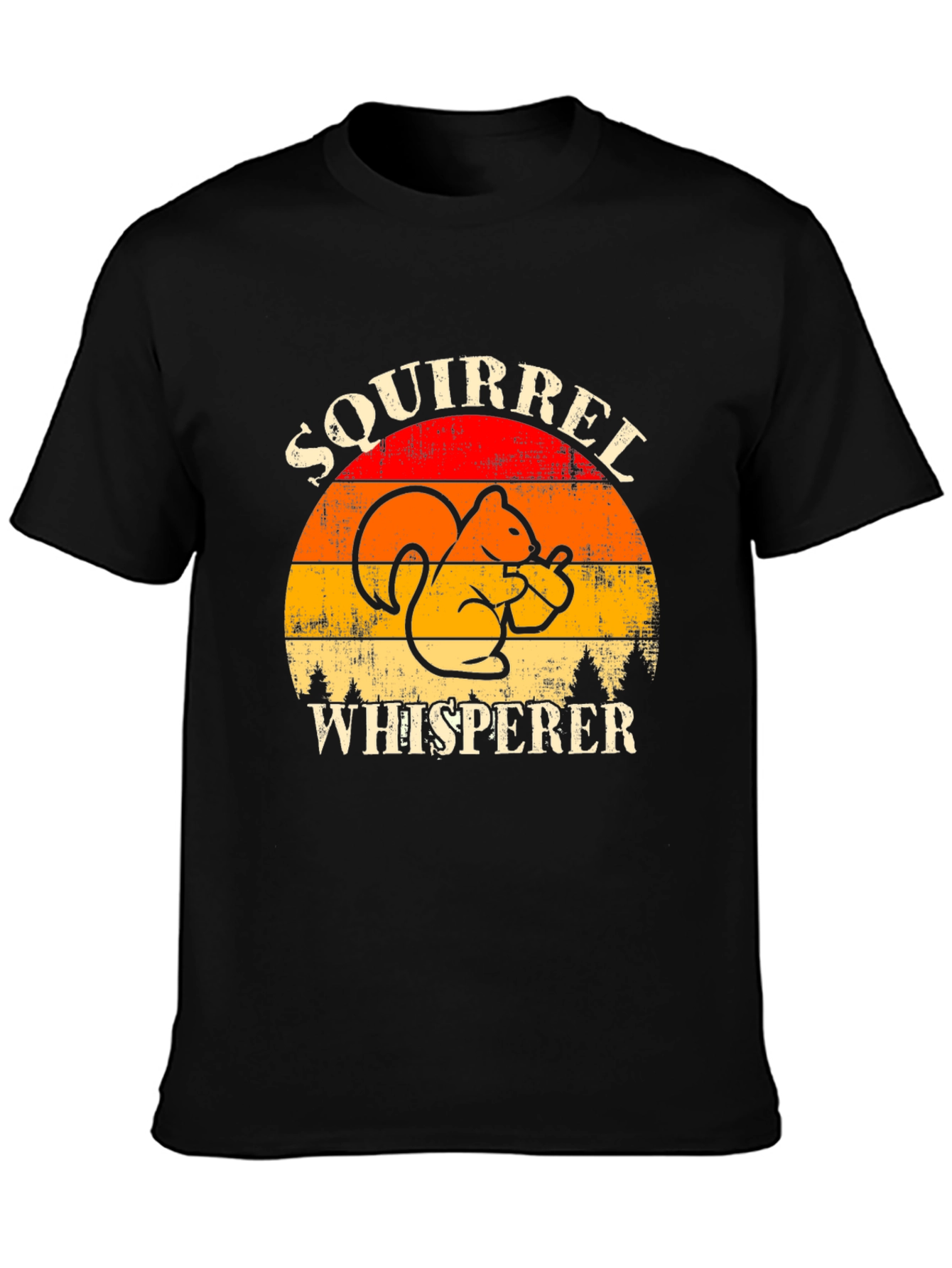 Squirrel Whisperer Graphic Tee - Retro Style