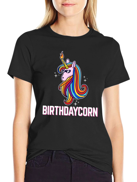 Birthdaycorn T-Shirt - Unicorn Birthday Party Tee