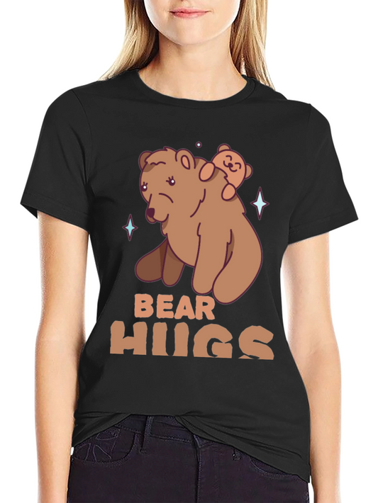 Bear Hugs Graphic T-Shirt - Cute Animal Tee