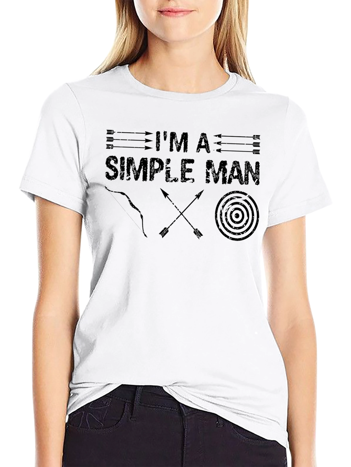 Im a Simple Man Archery T-Shirt