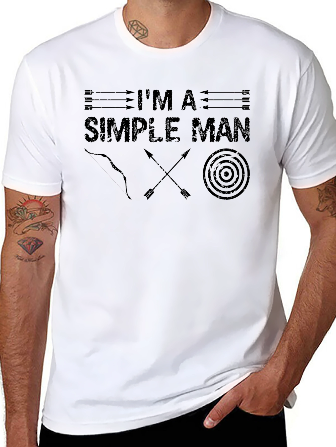 Im a Simple Man Archery T-Shirt