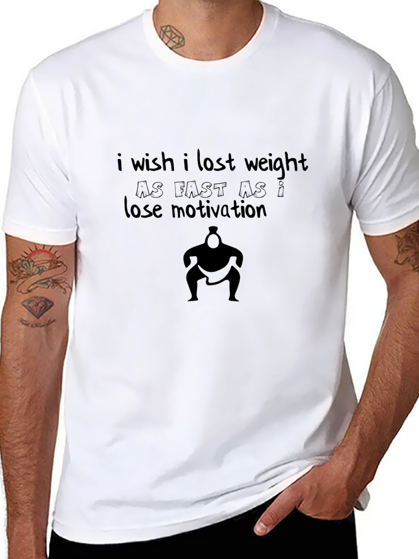 Humorous Weight Loss Motivation T-Shirt