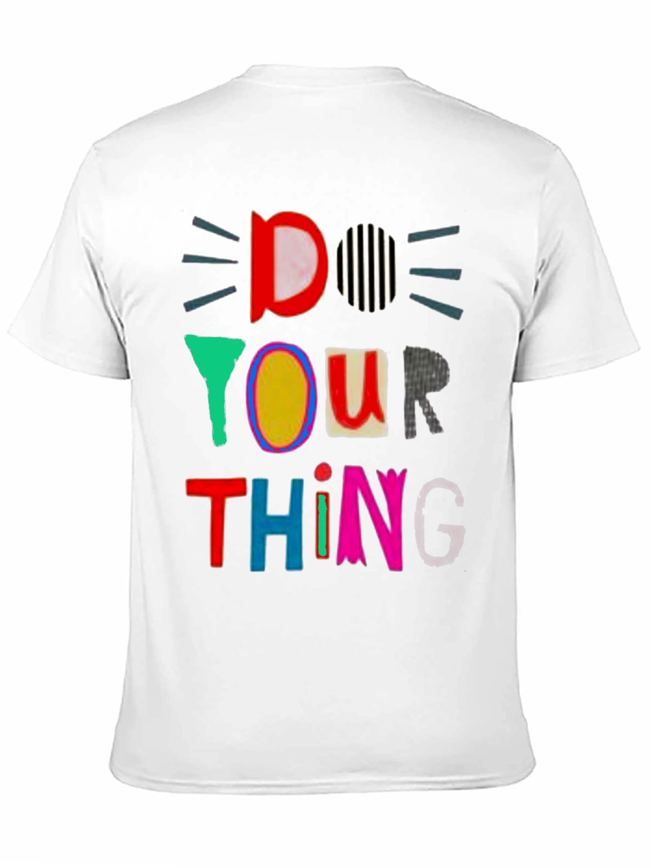 Do Your Thing Graphic Tee - Black Cotton T-Shirt