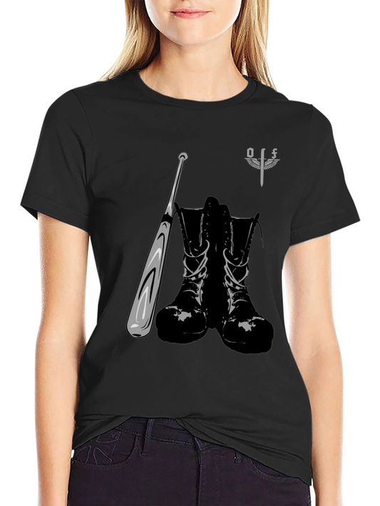 Graphic Tee: Boots Bat & Sword