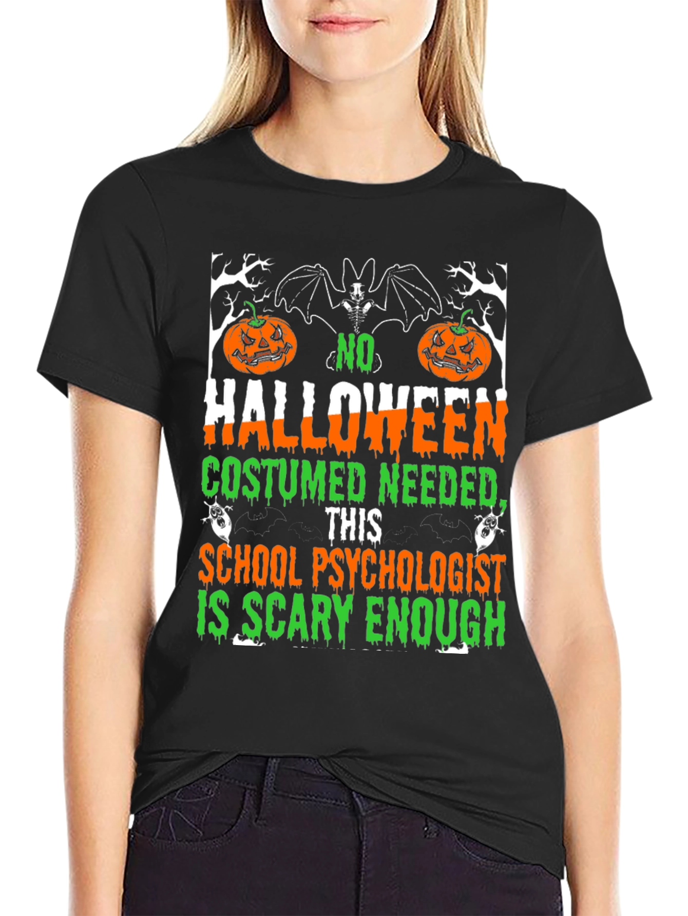 Halloween School Psychologist T-Shirt