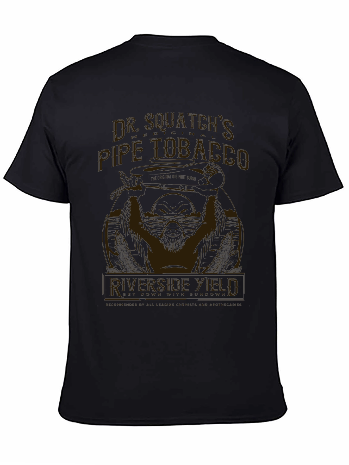 Dr. Squatchs Pipe Tobacco T-Shirt - Riverside Yield