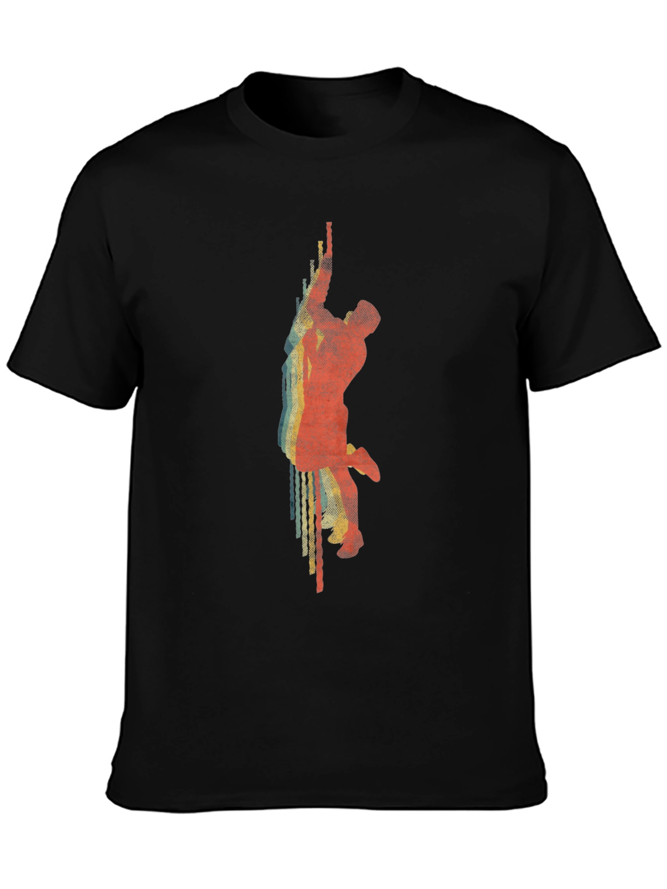Retro Rock Climber Graphic T-Shirt