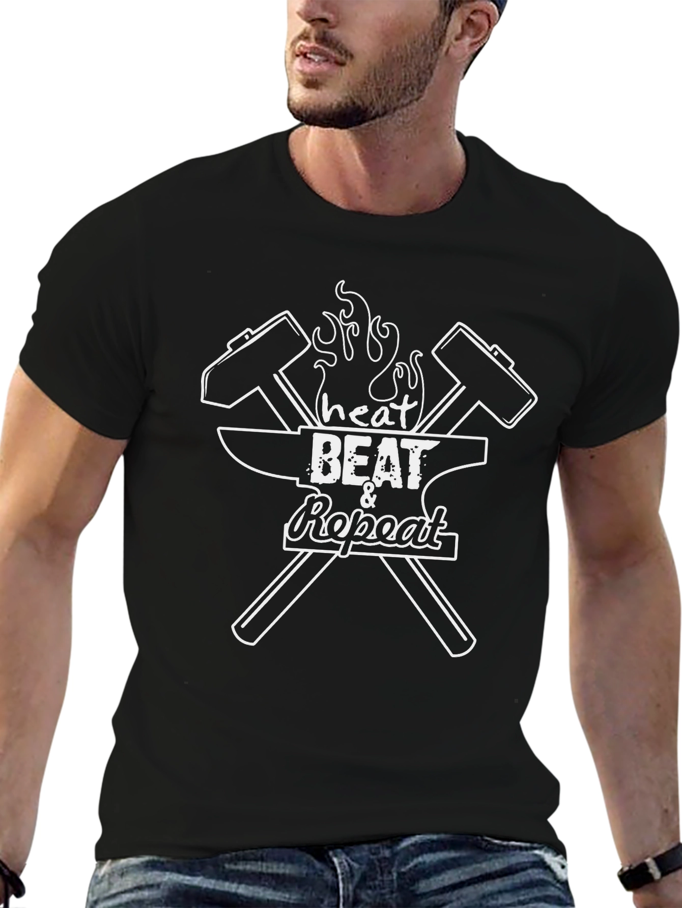 Blacksmith Heat Beat Repeat Graphic Tee