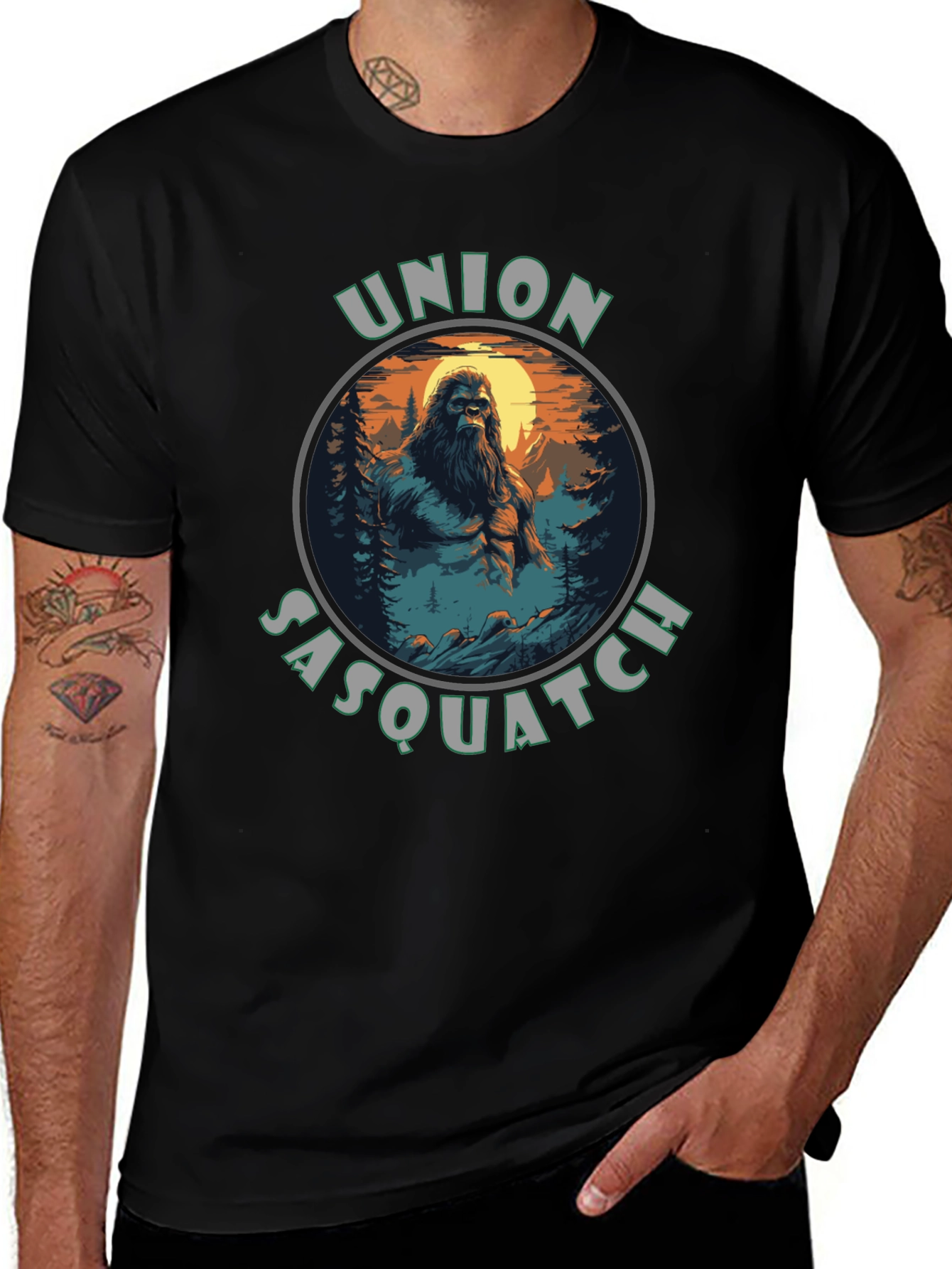 Union Sasquatch Black T-Shirt