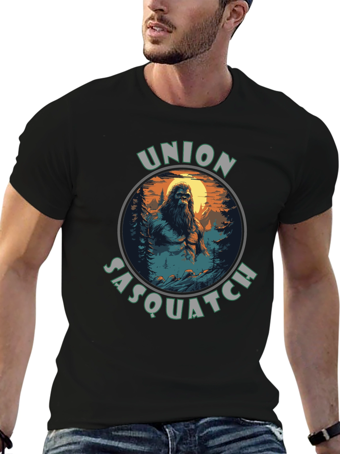 Union Sasquatch Black T-Shirt