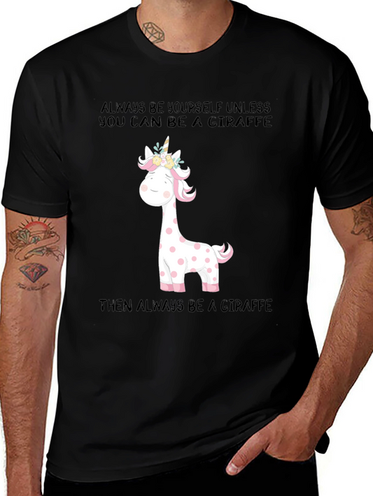 Giraffe Unicorn T-Shirt: Be Yourself!