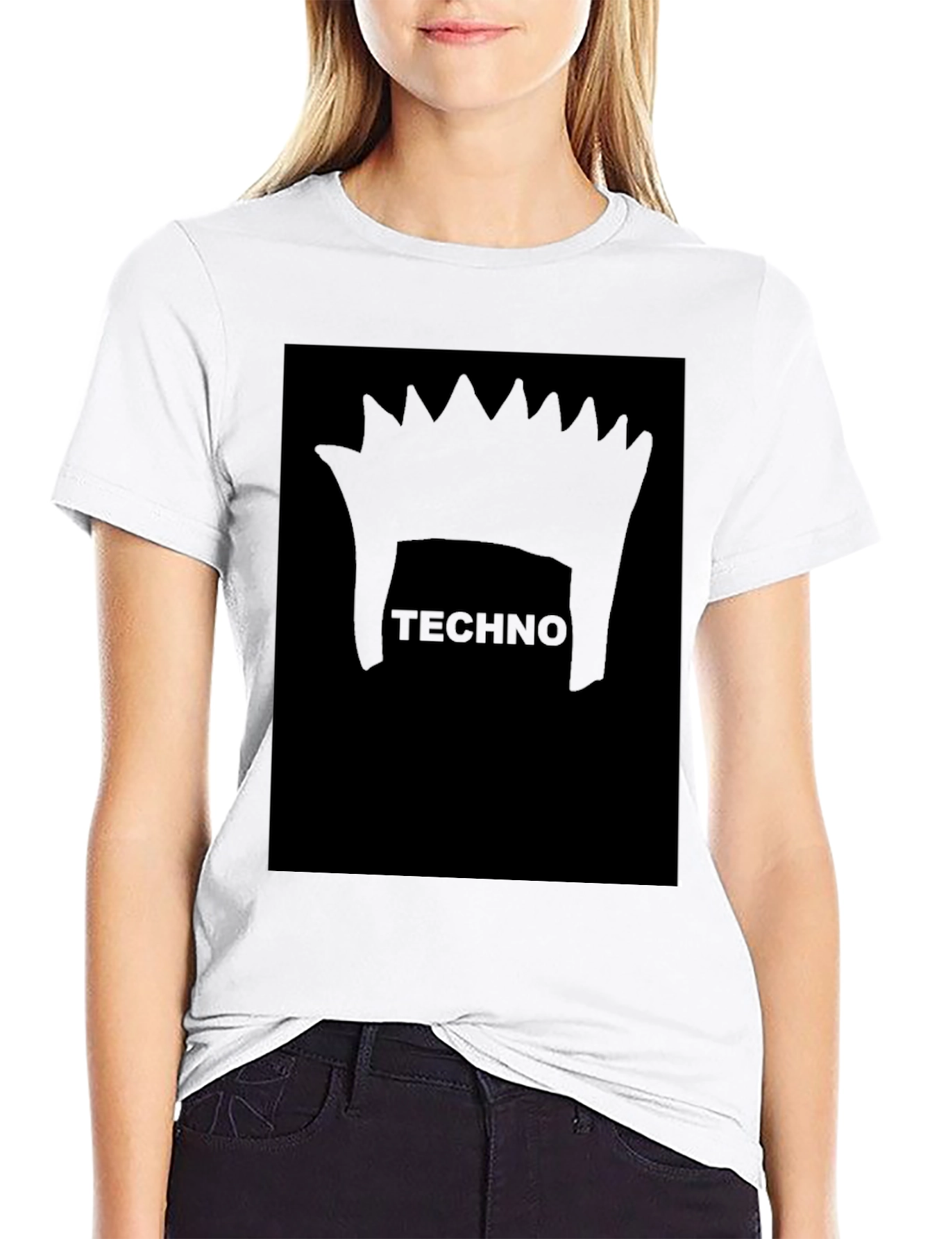 Techno Music Graphic Tee - Edgy Style