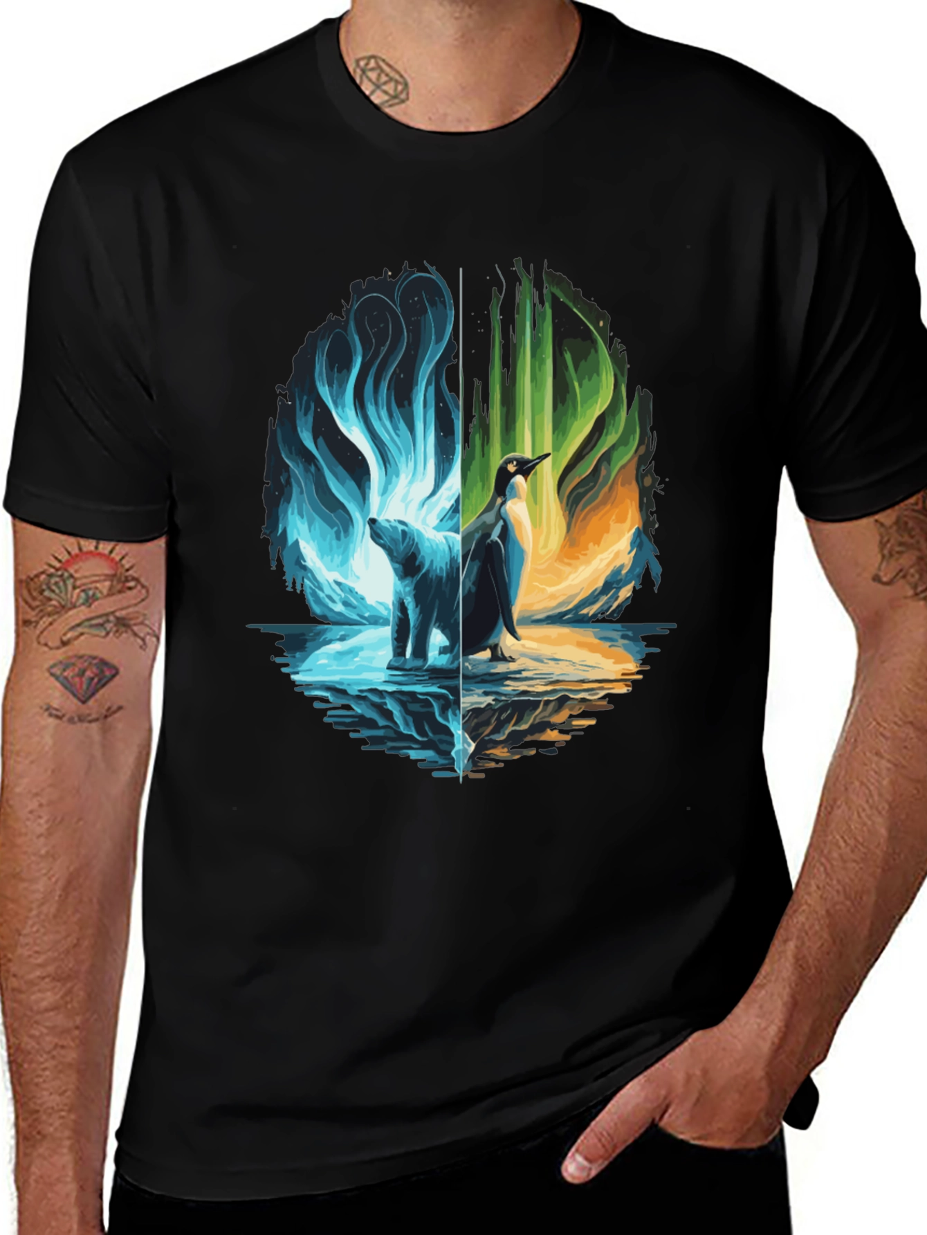 Polar Opposites Graphic Tee