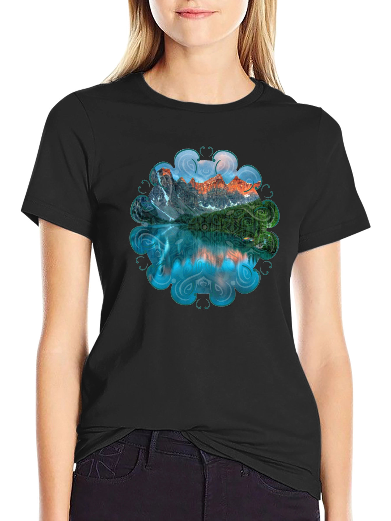 Mountain Reflection Graphic Tee