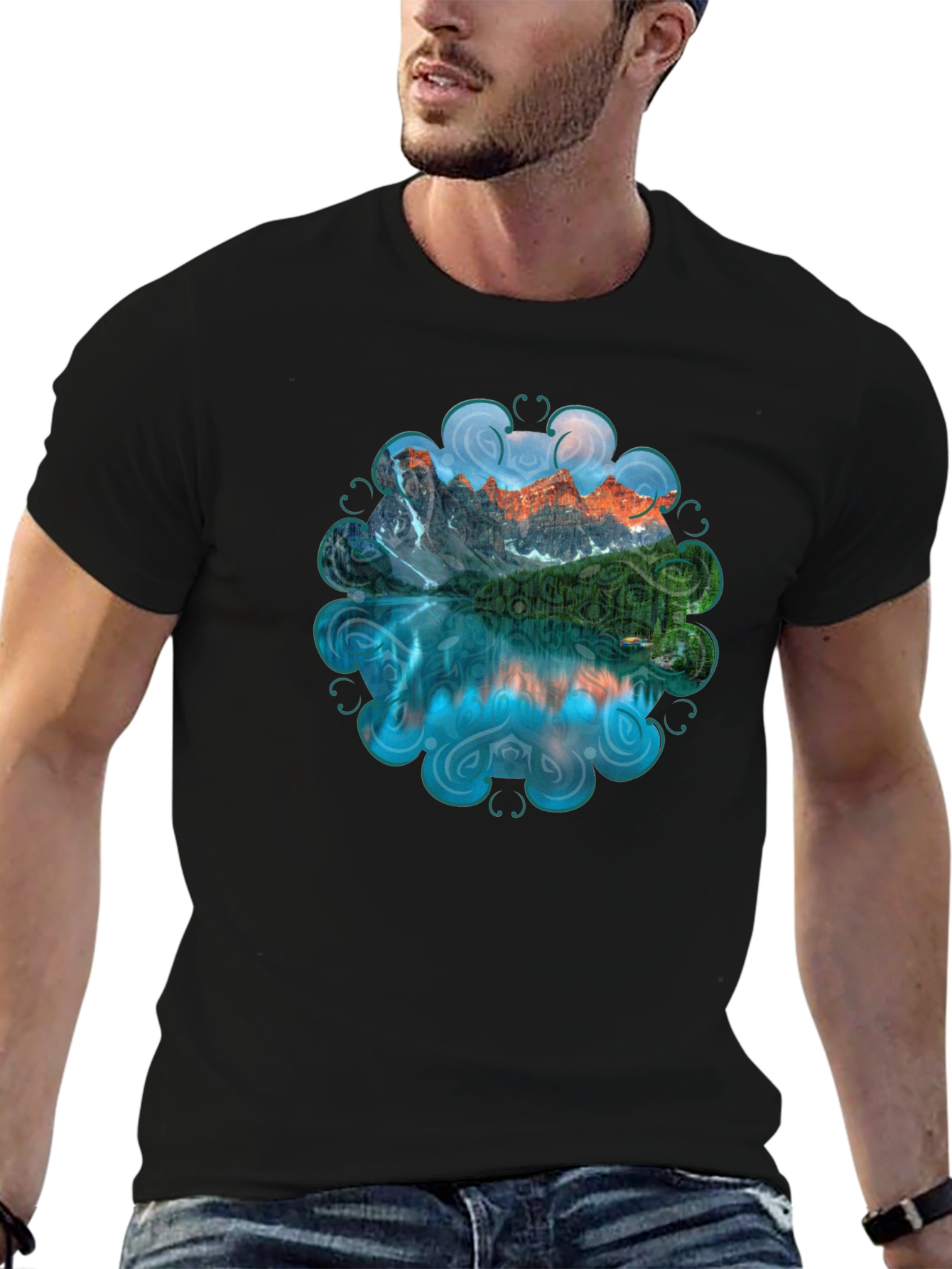 Mountain Reflection Graphic Tee