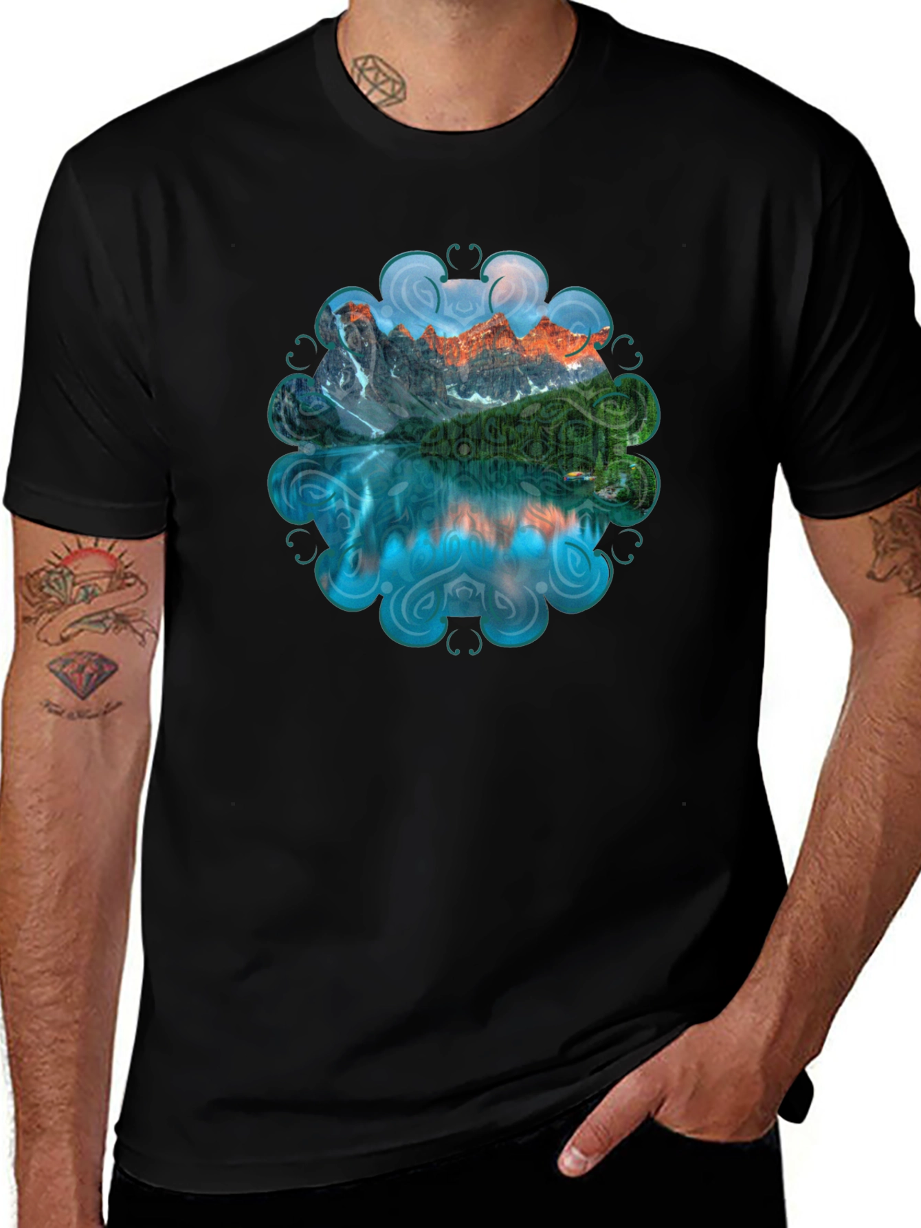 Mountain Reflection Graphic Tee