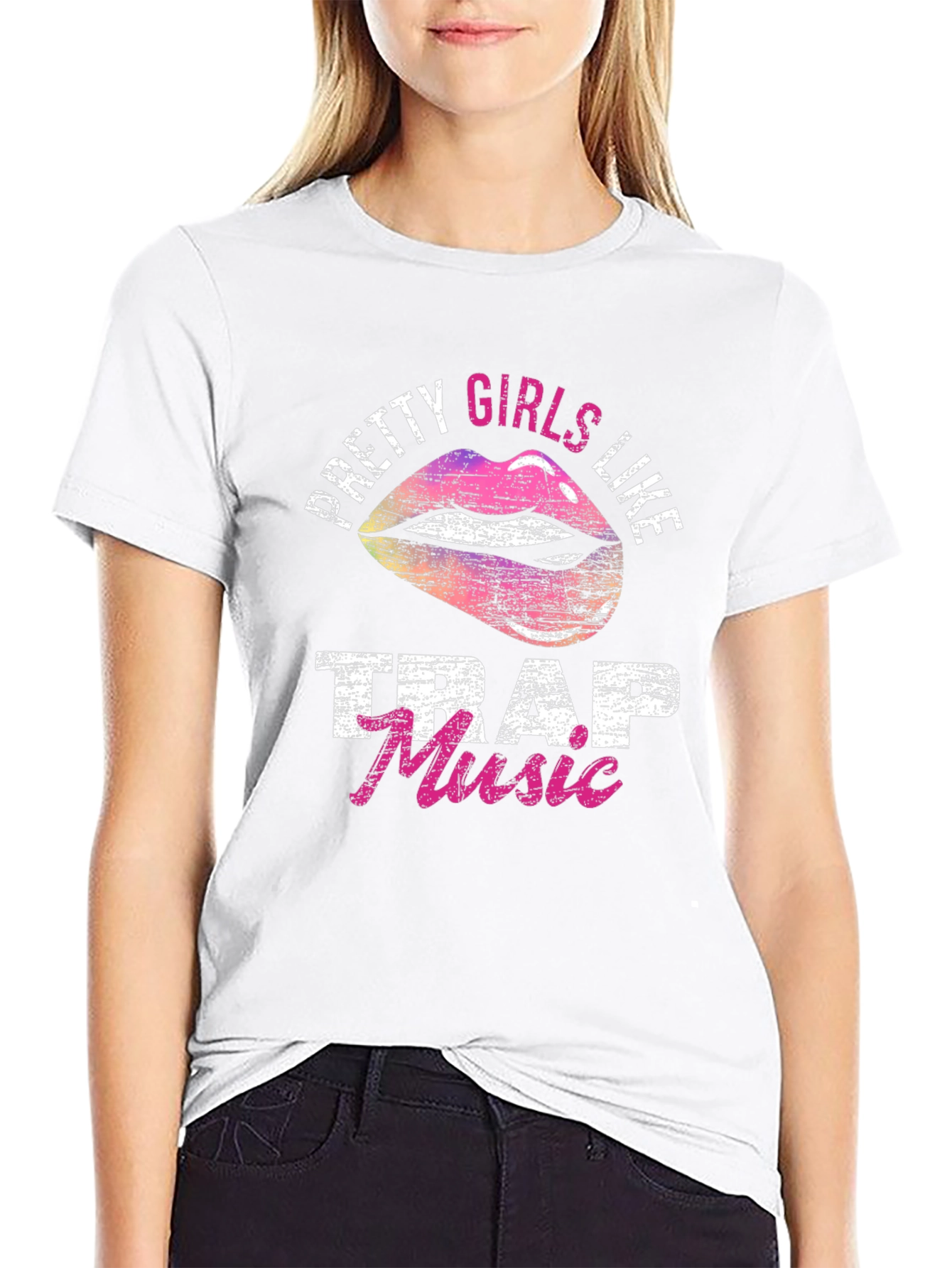 Pretty Girls Like Trap Music Graphic T-Shirt
