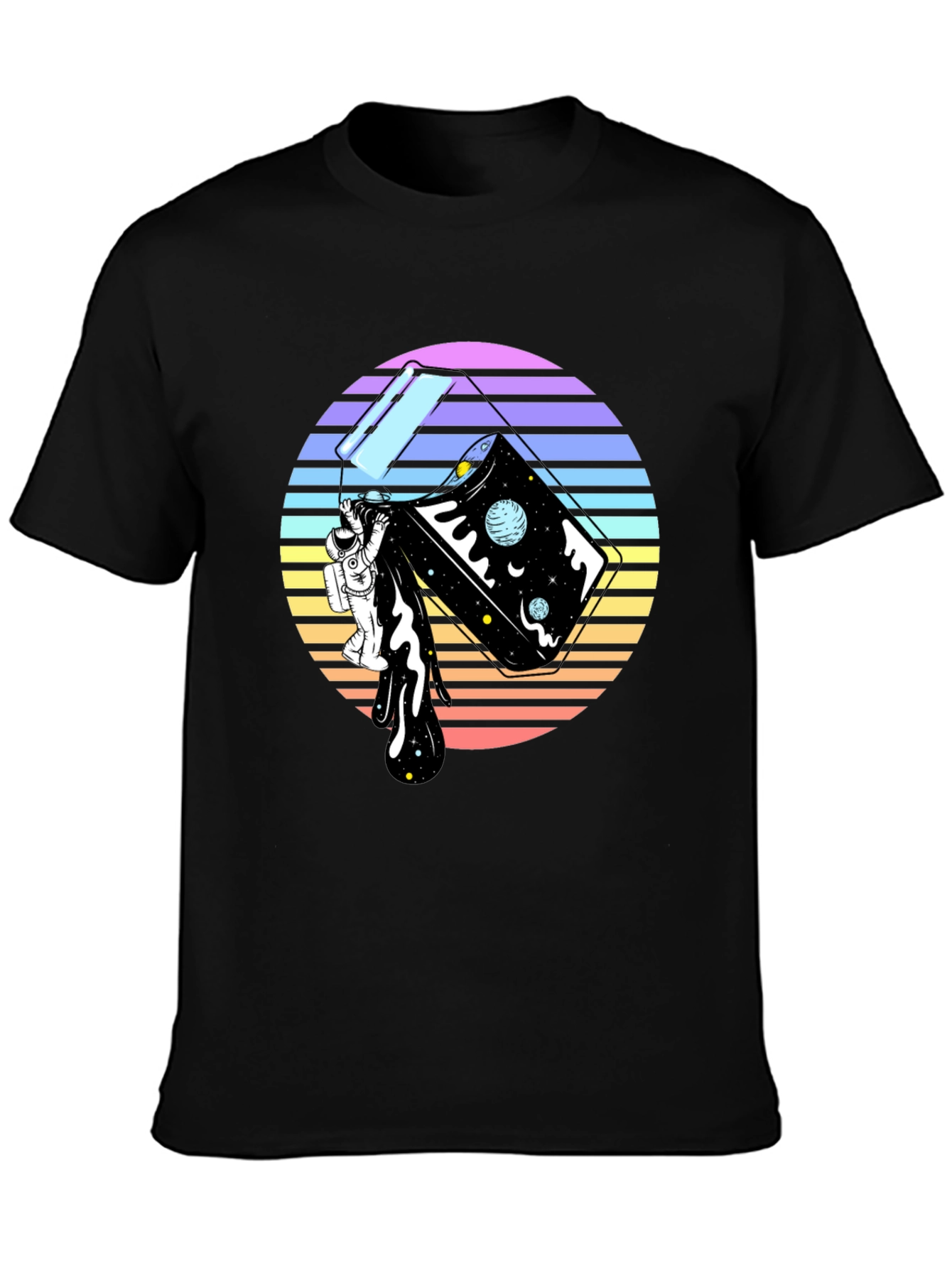 Retro Space Pour T-Shirt