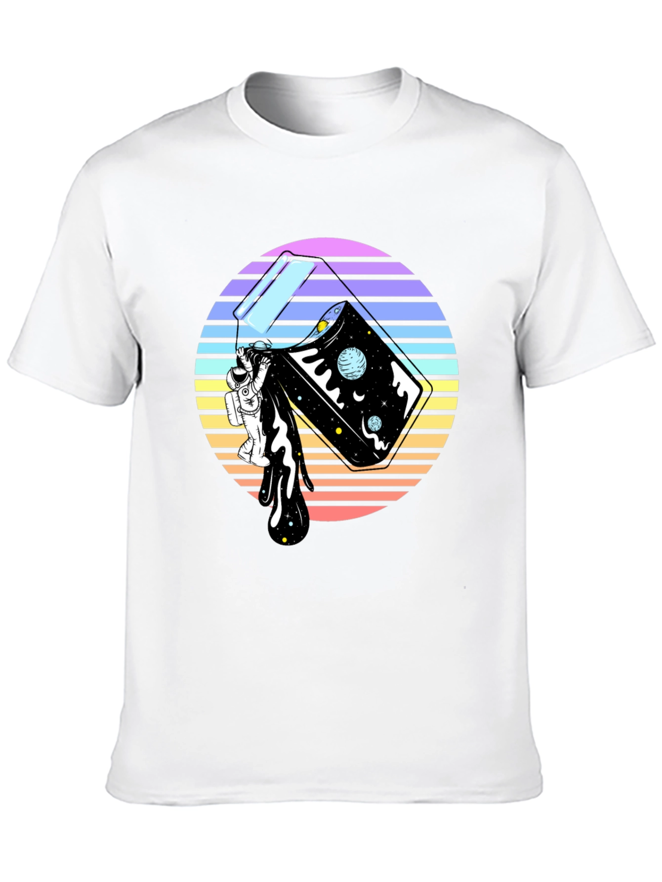 Retro Space Pour T-Shirt