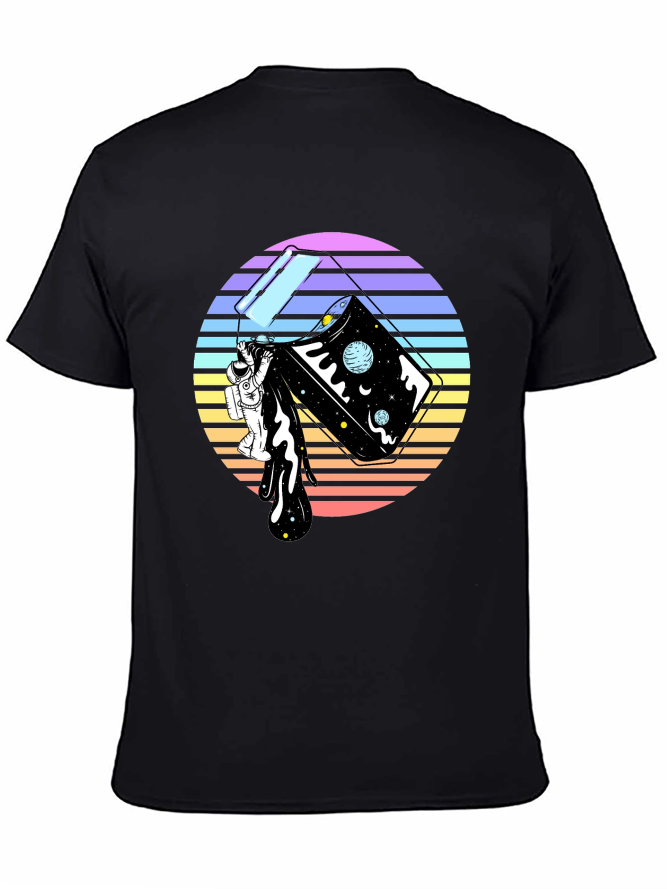 Retro Space Pour T-Shirt
