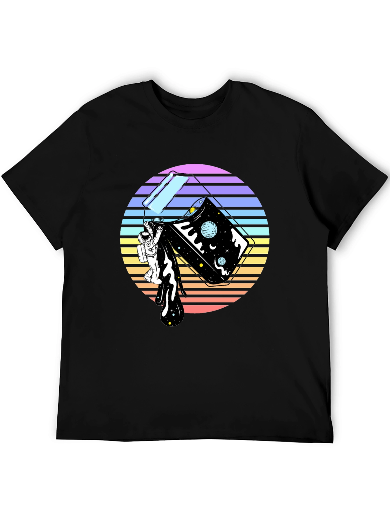 Retro Space Pour T-Shirt