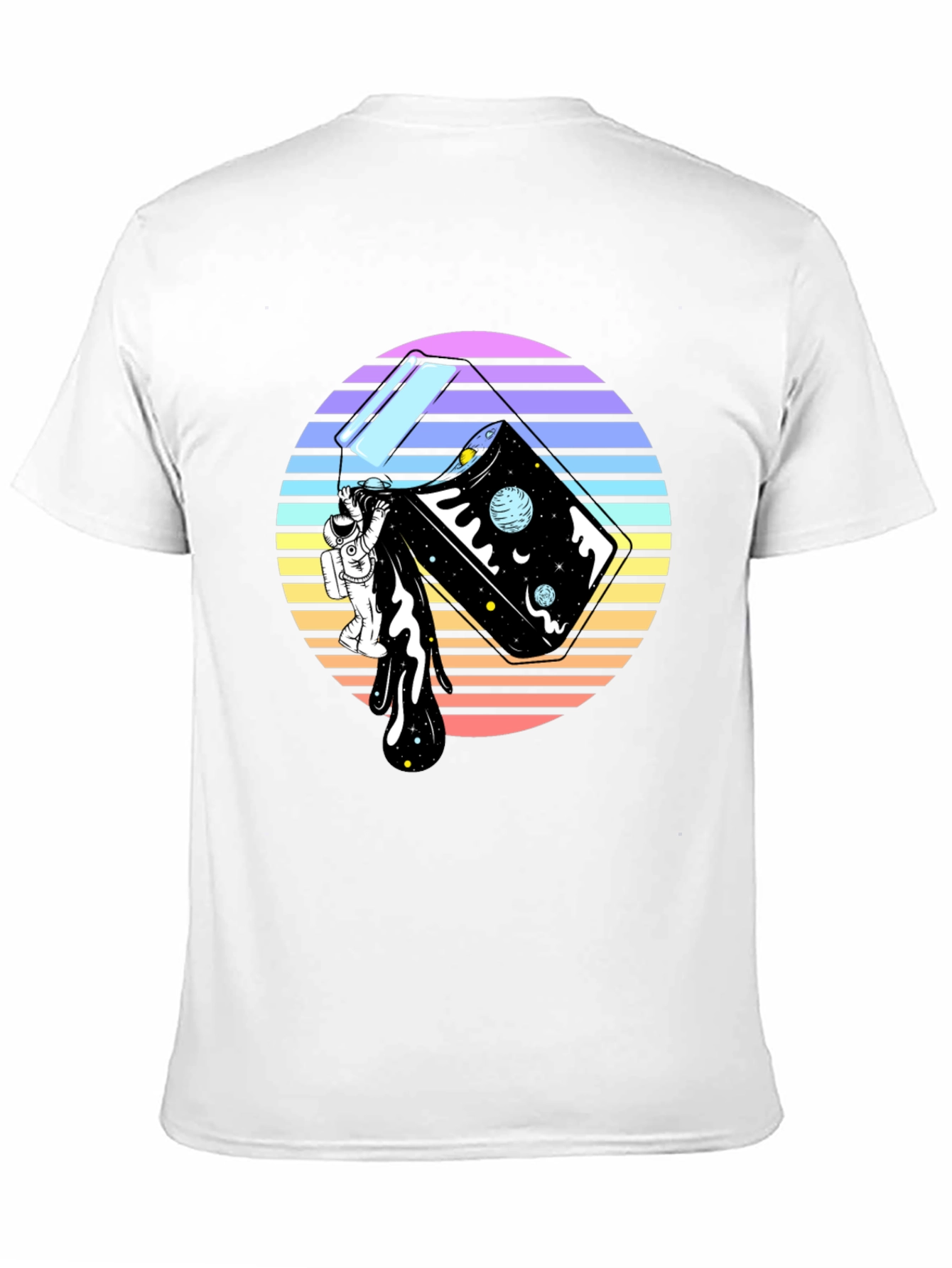 Retro Space Pour T-Shirt