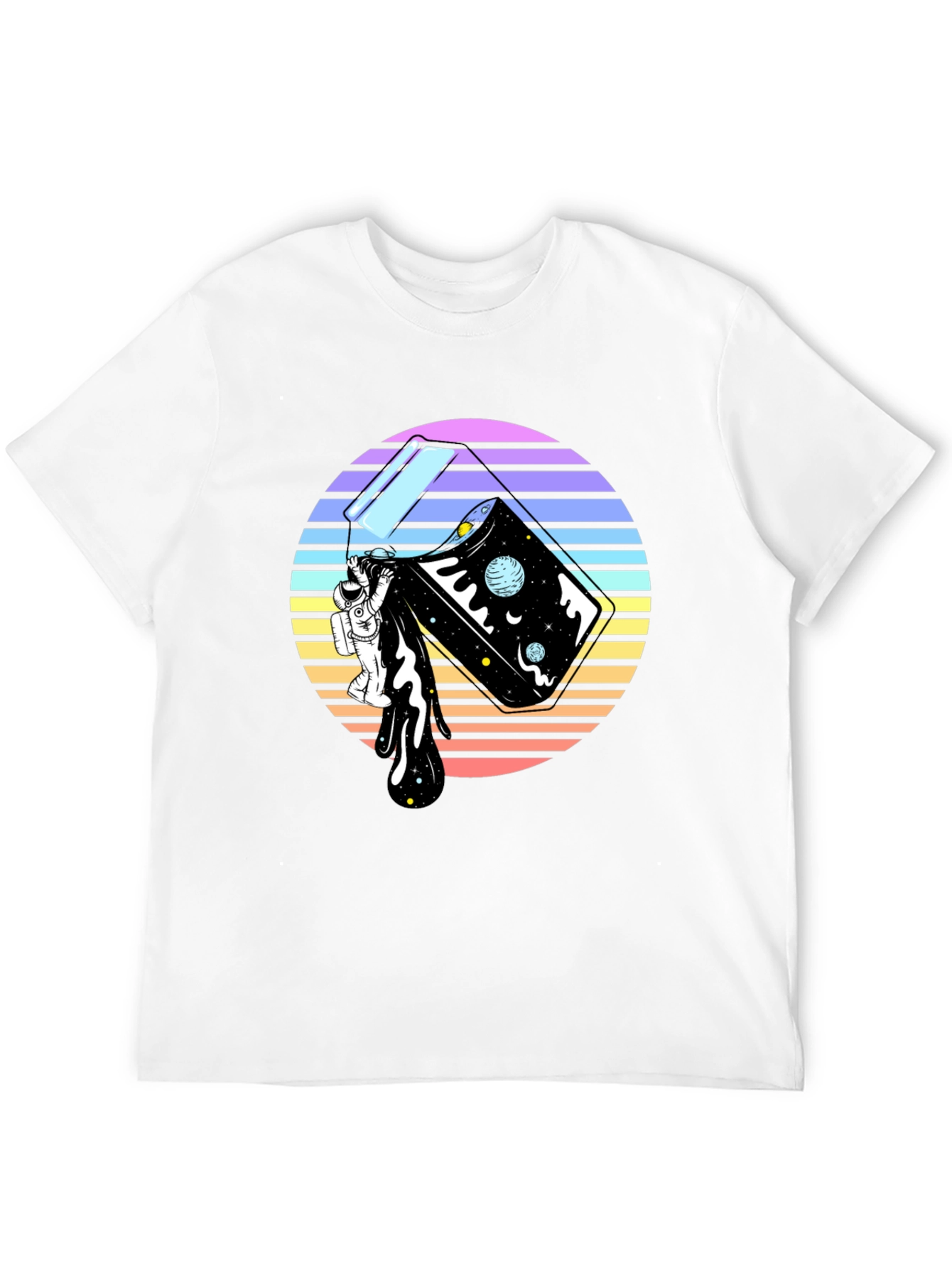 Retro Space Pour T-Shirt