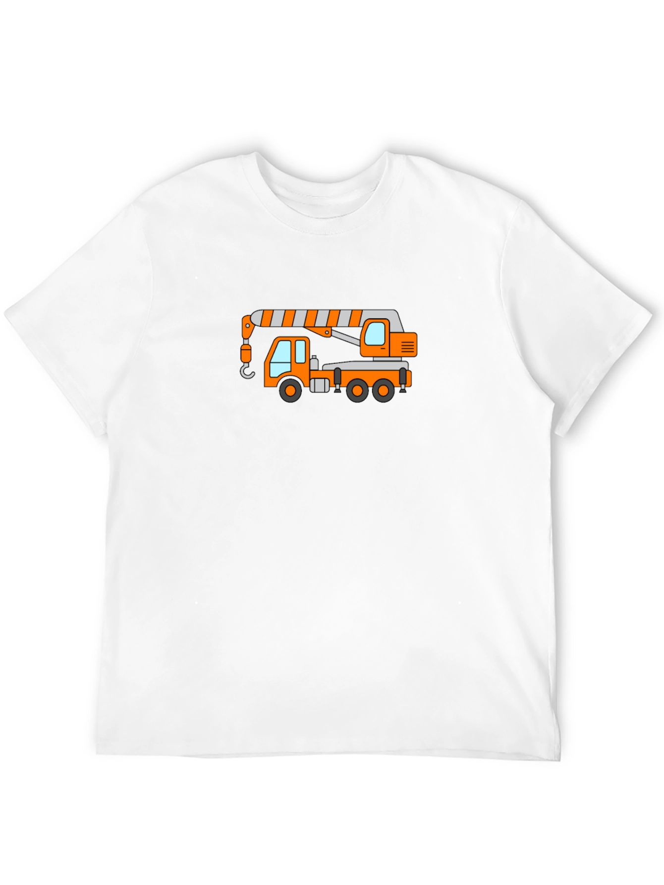 Crane Truck Graphic Tee - Heavy Duty Fun