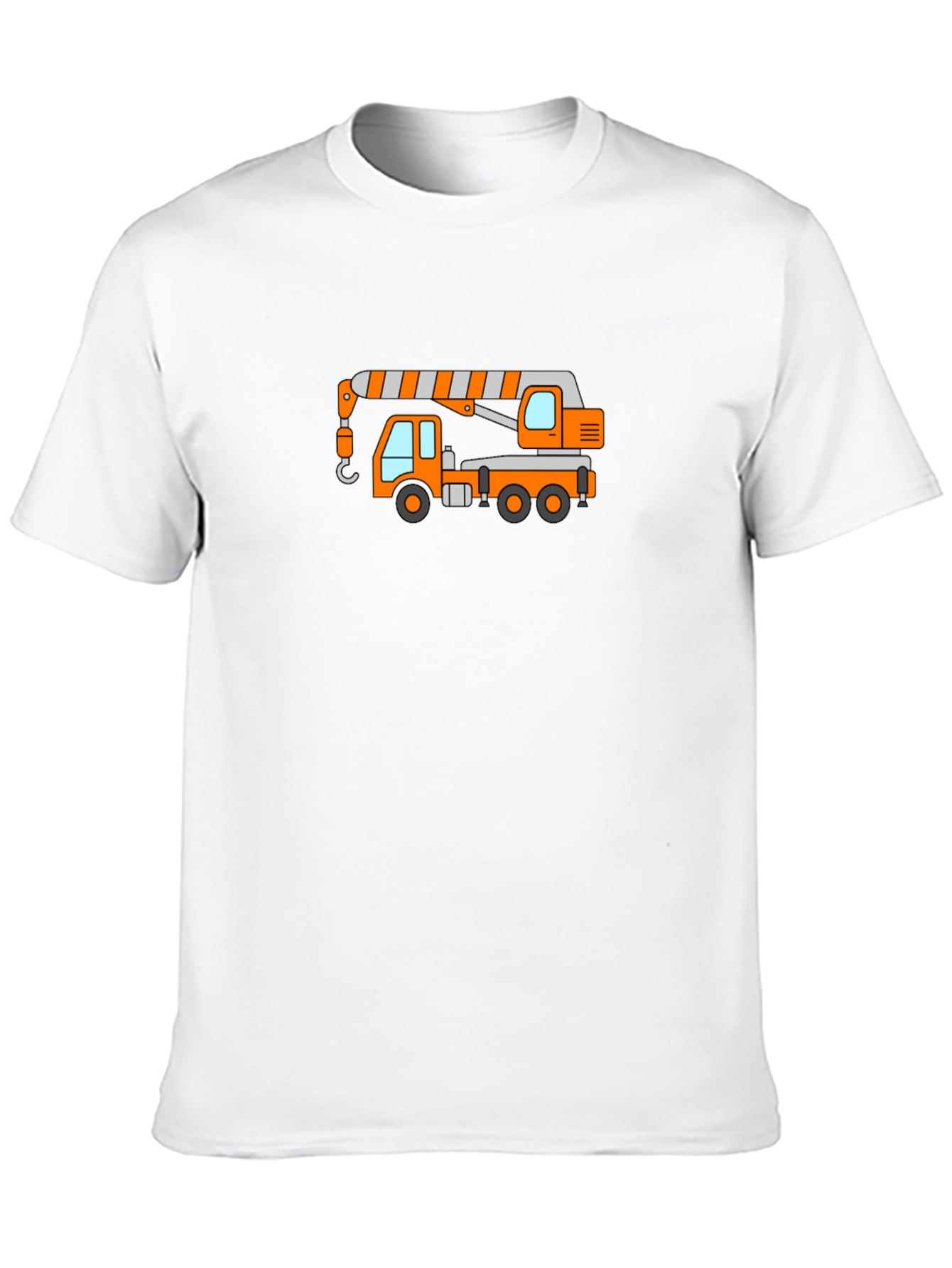 Crane Truck Graphic Tee - Heavy Duty Fun