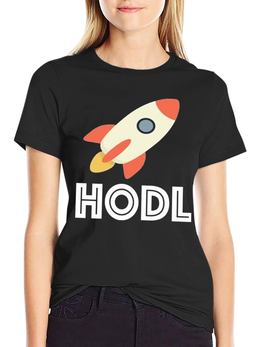 HODL Rocket T-Shirt - Crypto Investment Tee