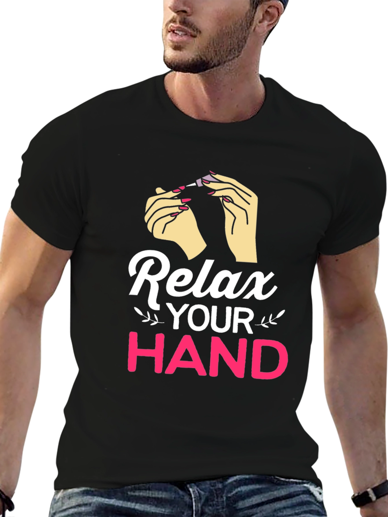 Relax Your Hand Graphic T-Shirt