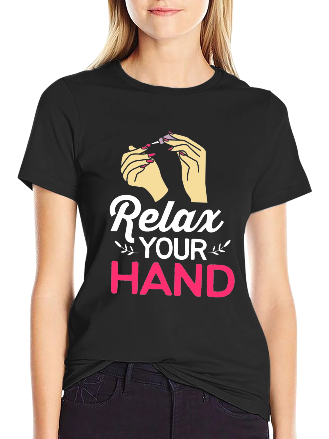 Relax Your Hand Graphic T-Shirt