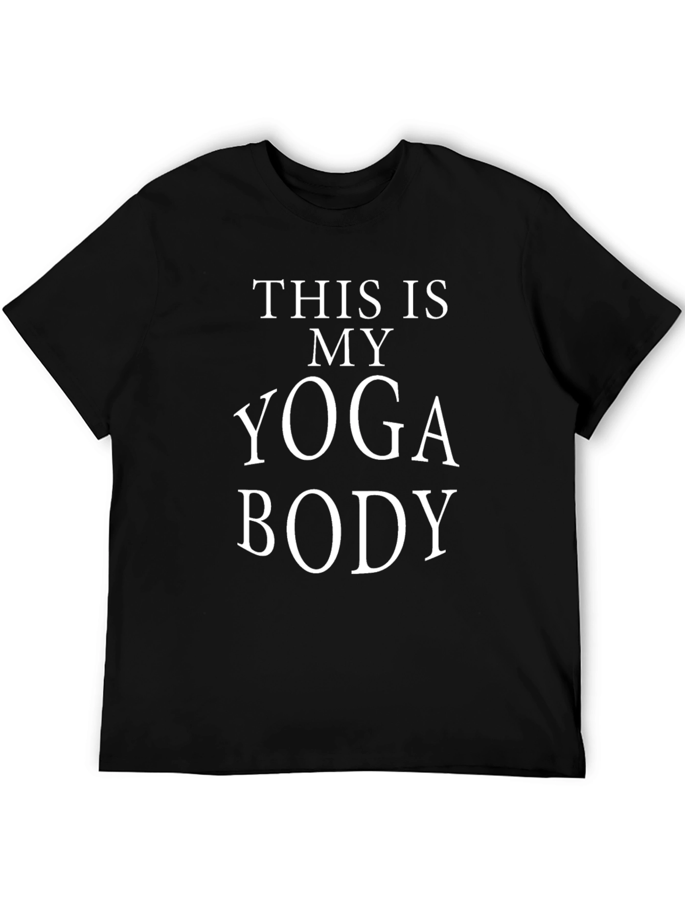 Yoga Body Tee - Black Unisex T-Shirt