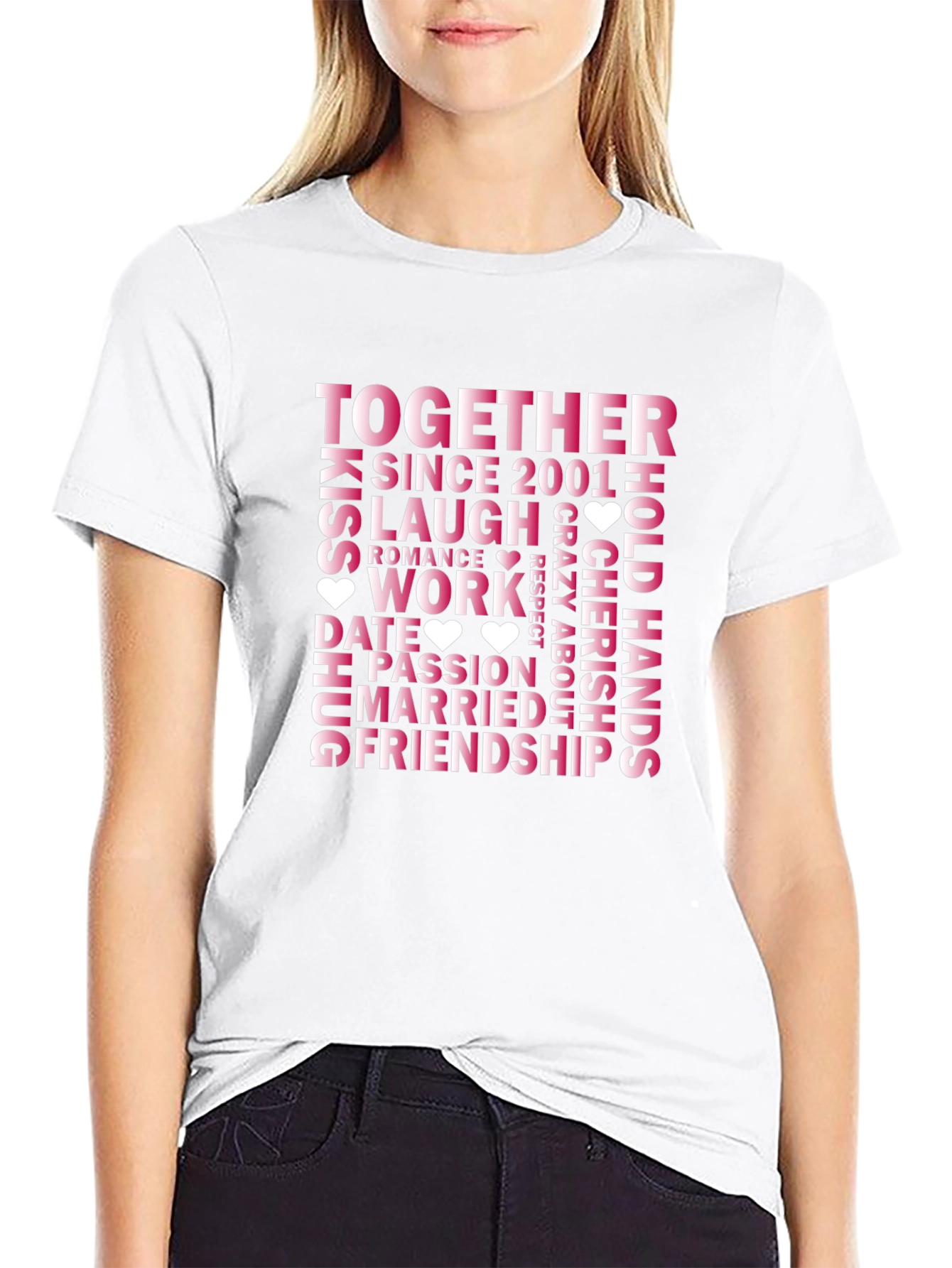 Together Since 2001 Relationship Goals T-Shirt