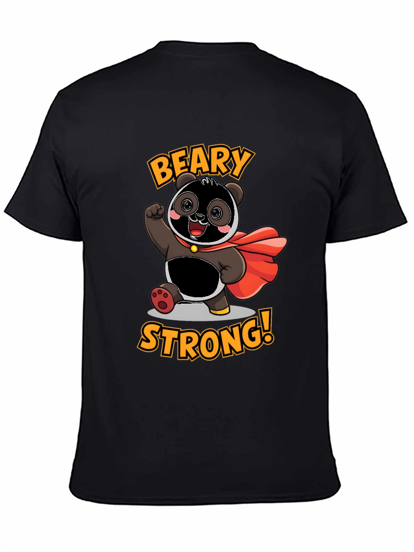 Beary Strong T-Shirt - Panda Superhero Tee