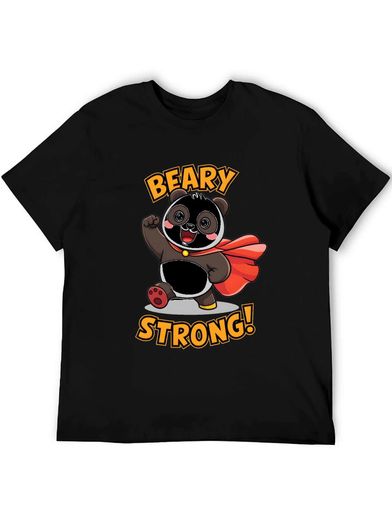 Beary Strong T-Shirt - Panda Superhero Tee